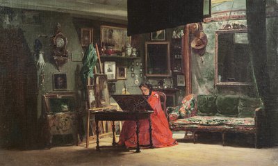 Prinzessin Mathilde Bonaparte (1820-1904) in ihrem Atelier von Charles Giraud